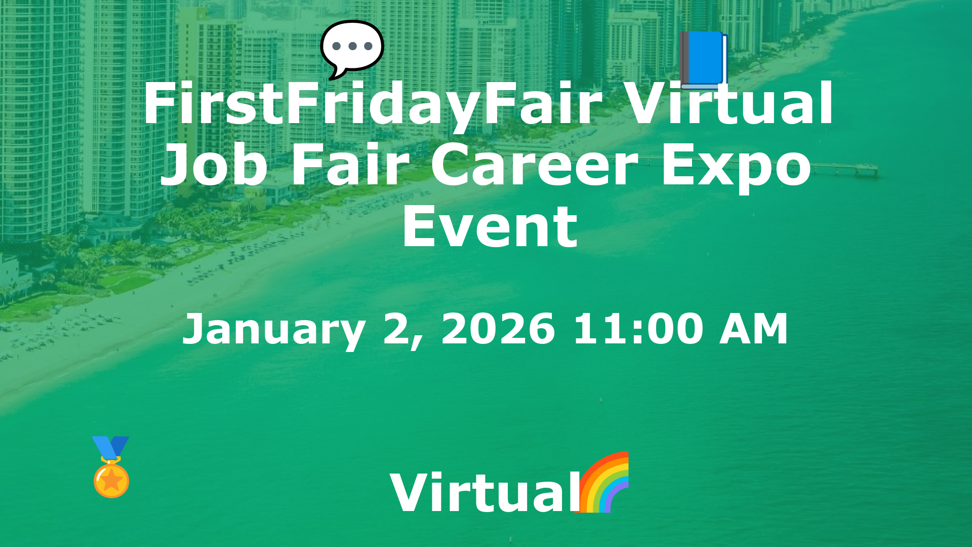 FirstFridayFair Virtual Job Fair Career Expo Event event image